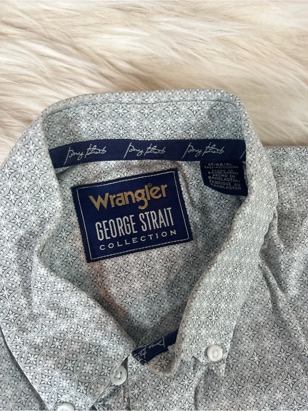 Wrangler George Strait Western Shirt Men's L - Picture 3 of 7